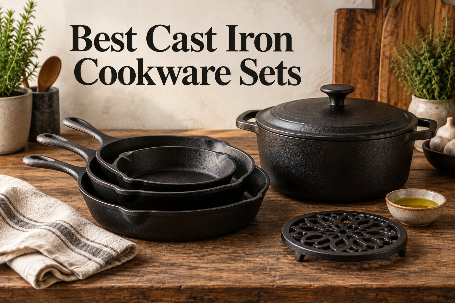 Best Cast Iron Cookware Sets