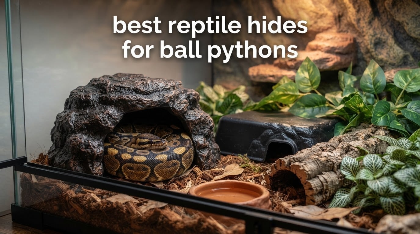 best reptile hides for ball pythons
