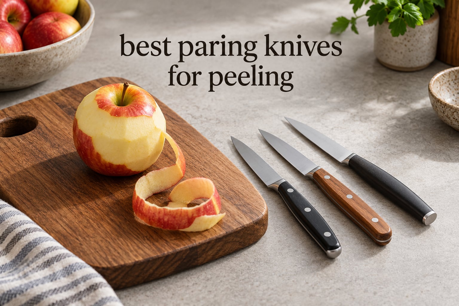 best paring knives for peeling