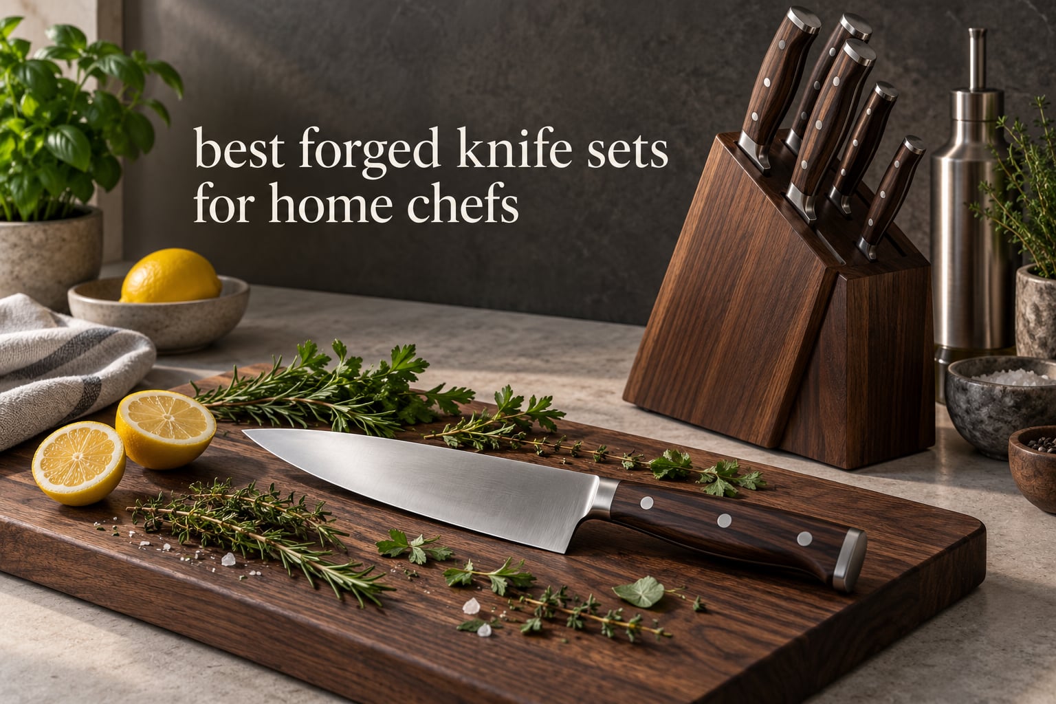 best forged knife sets for home chefs