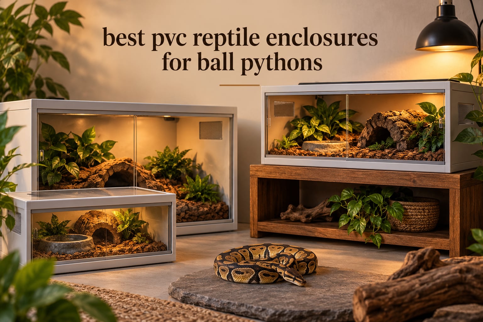 best pvc reptile enclosures for ball pythons