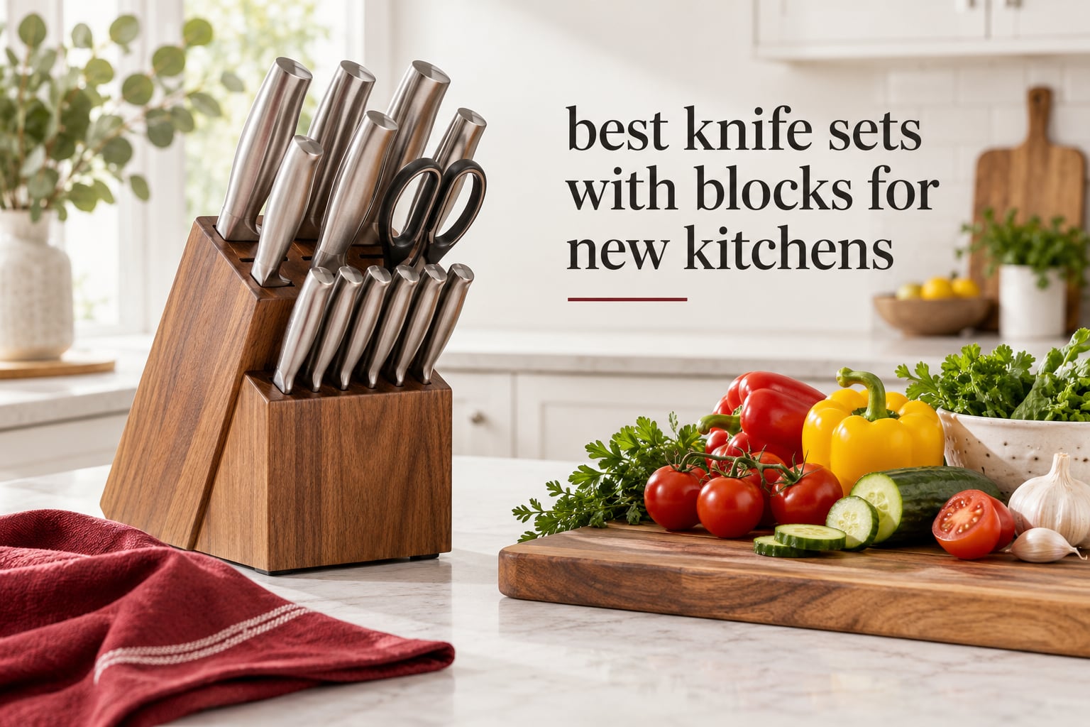 best knife sets with blocks for new kitchens