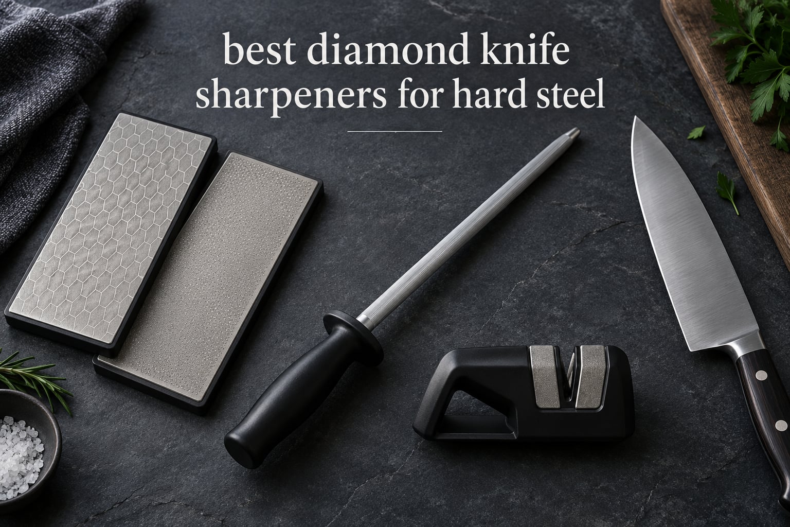 best diamond knife sharpeners for hard steel