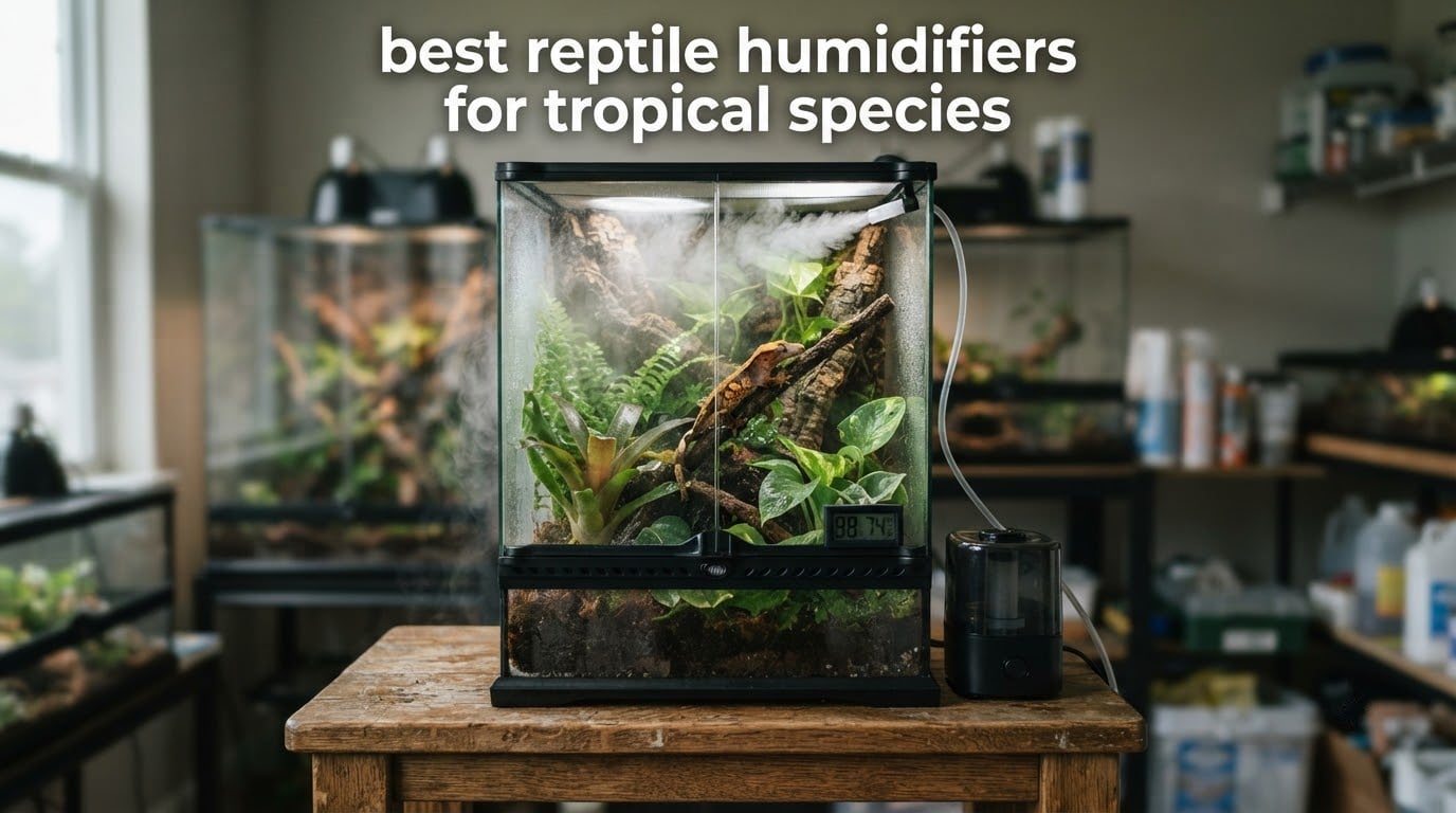 best reptile humidifiers for tropical species