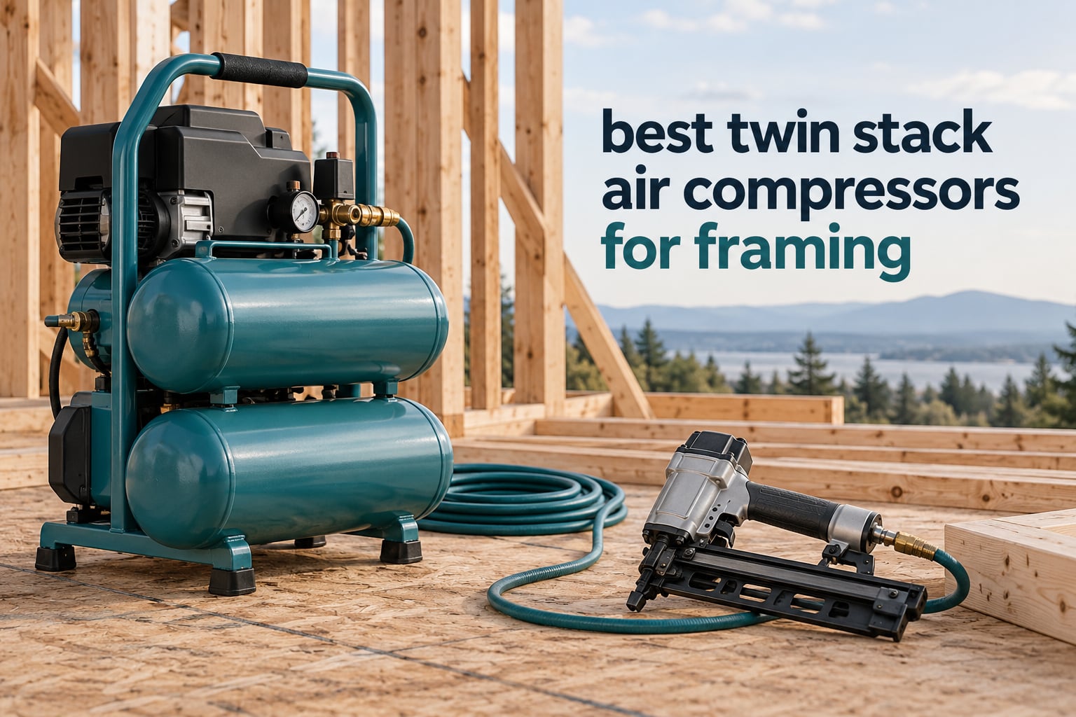 best twin stack air compressors for framing