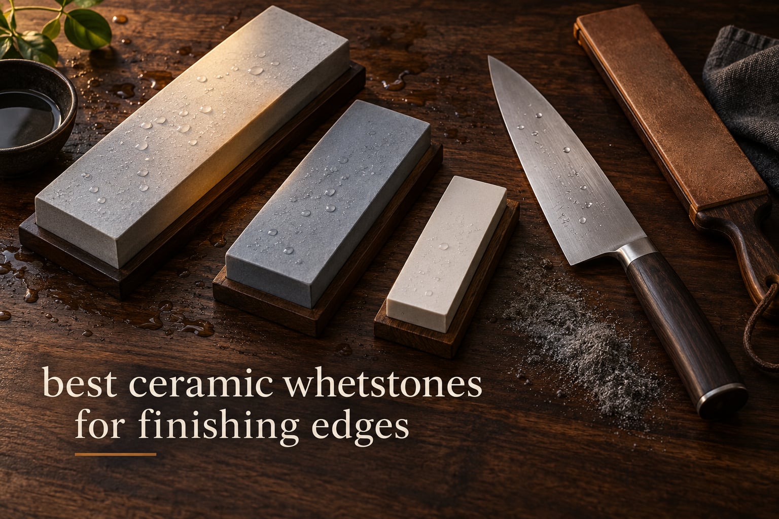 best ceramic whetstones for finishing edges