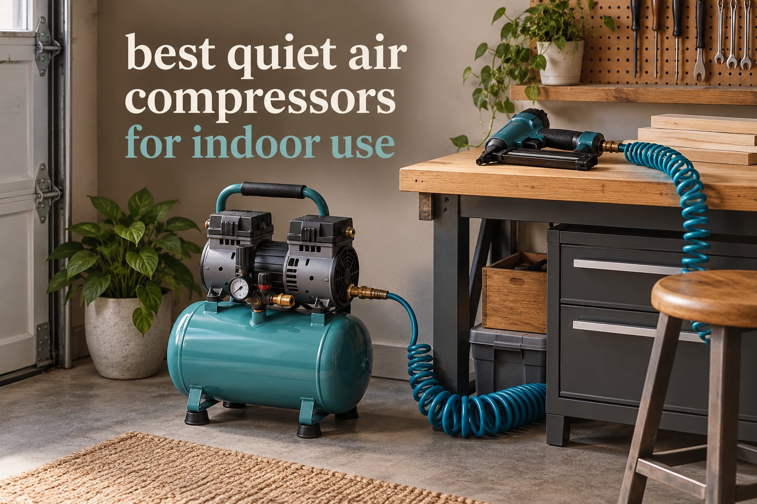 best quiet air compressors for indoor use