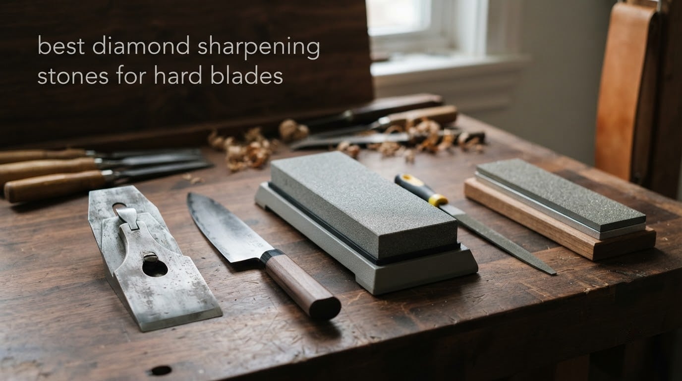 best diamond sharpening stones for hard blades
