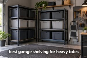 best garage shelving for heavy totes
