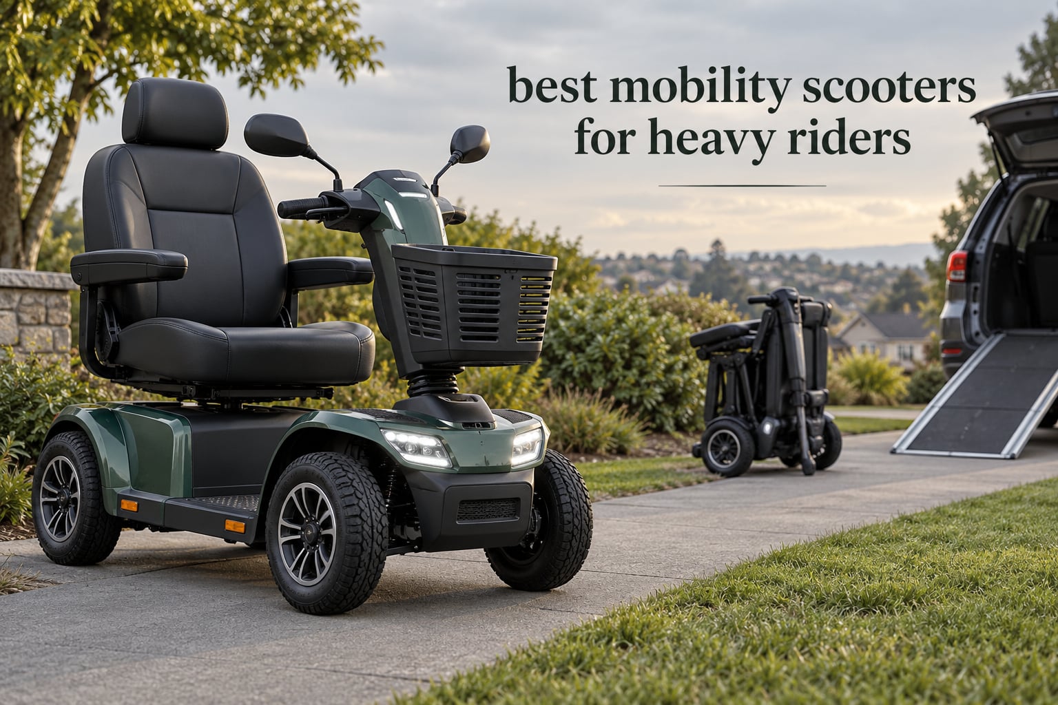 best mobility scooters for heavy riders