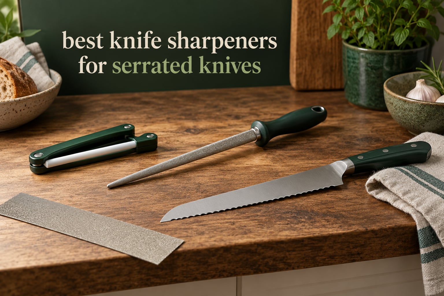 best knife sharpeners for serrated knives