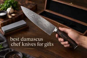 best damascus chef knives for gifts