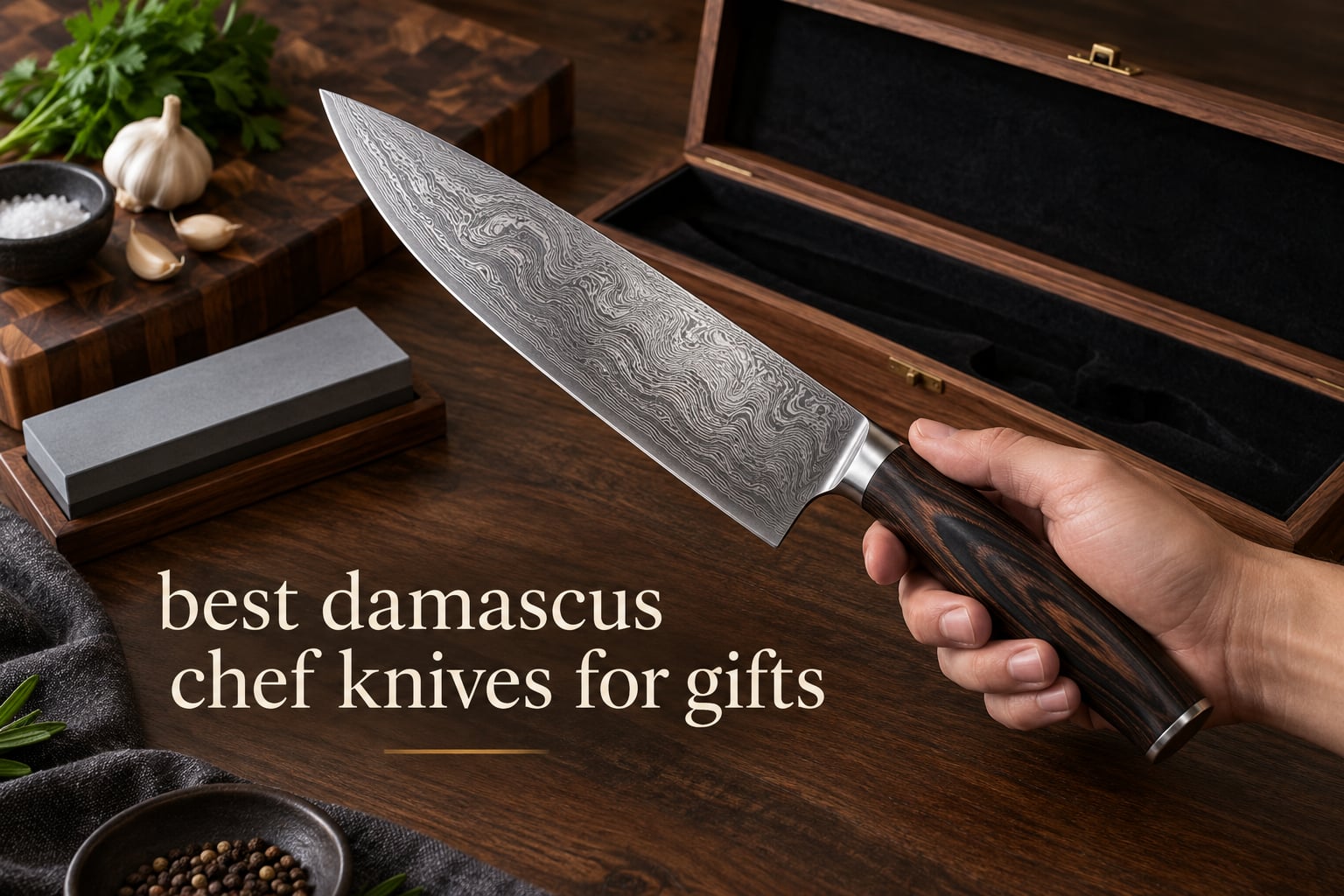best damascus chef knives for gifts