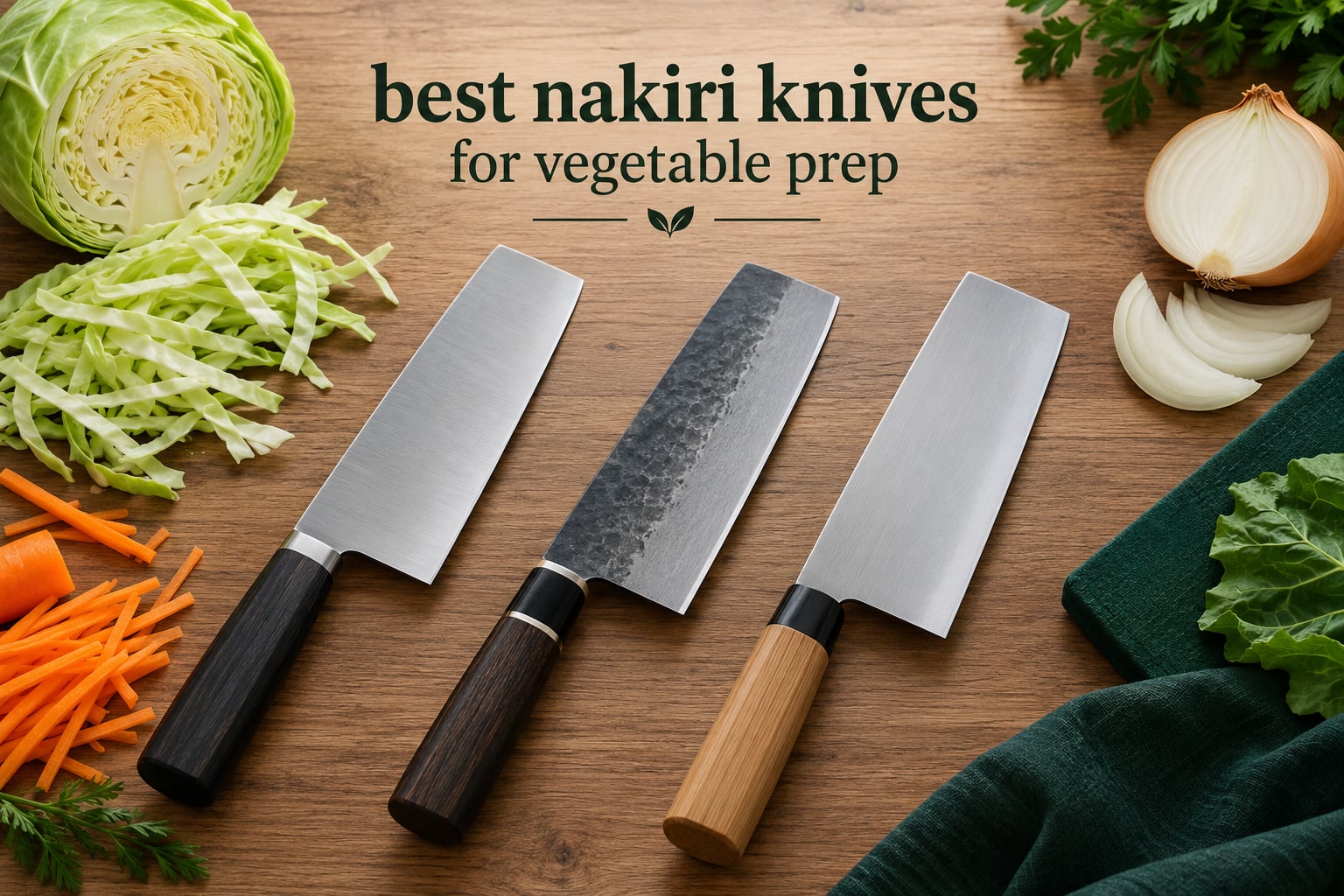 best nakiri knives for vegetable prep