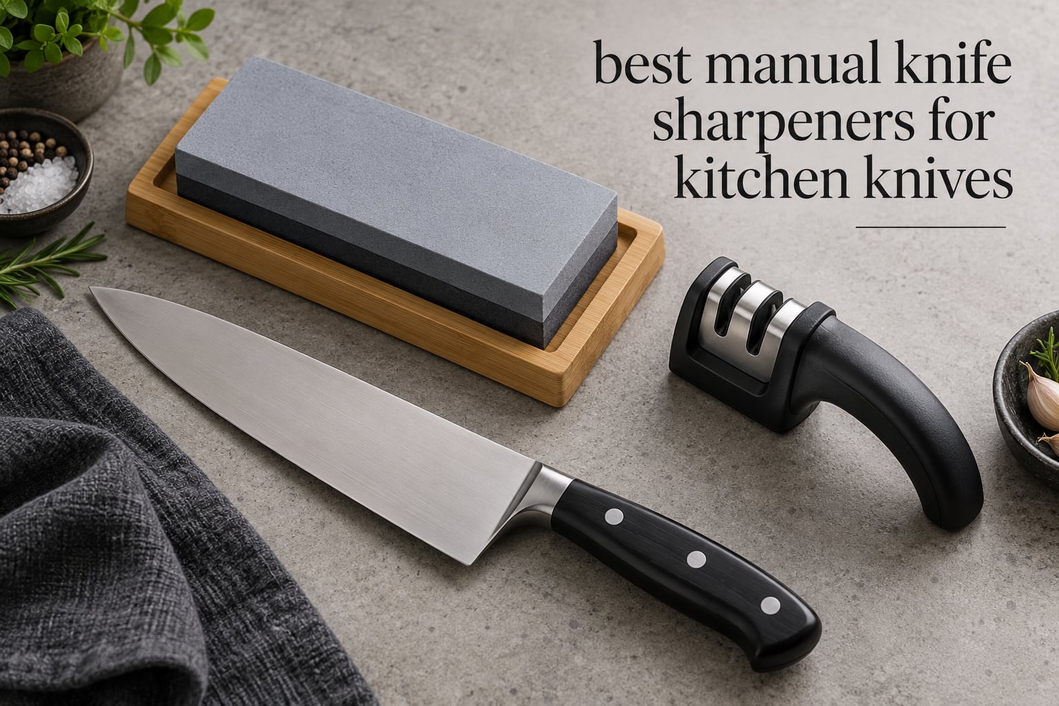 best manual knife sharpeners for kitchen knives