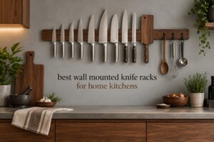 best wall mounted knife racks for home kitchens