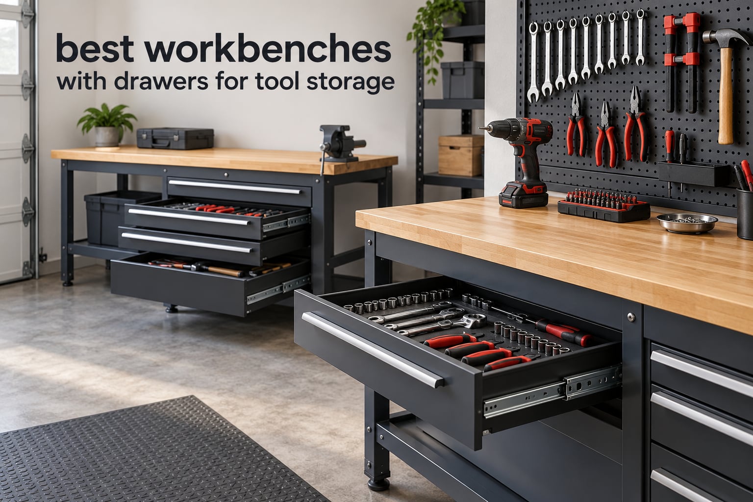 best workbenches with drawers for tool storage