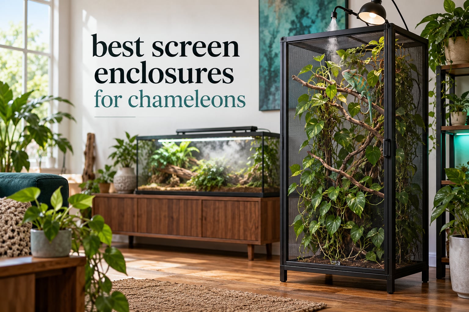 best screen enclosures for chameleons
