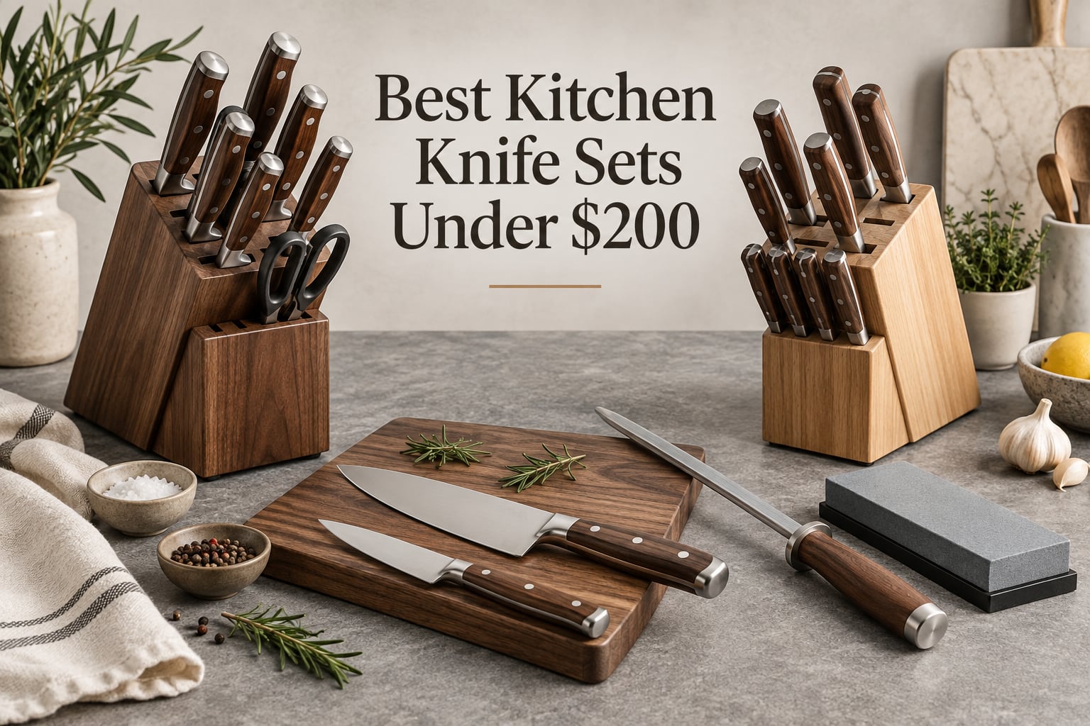 Best Kitchen Knife Sets Under $200