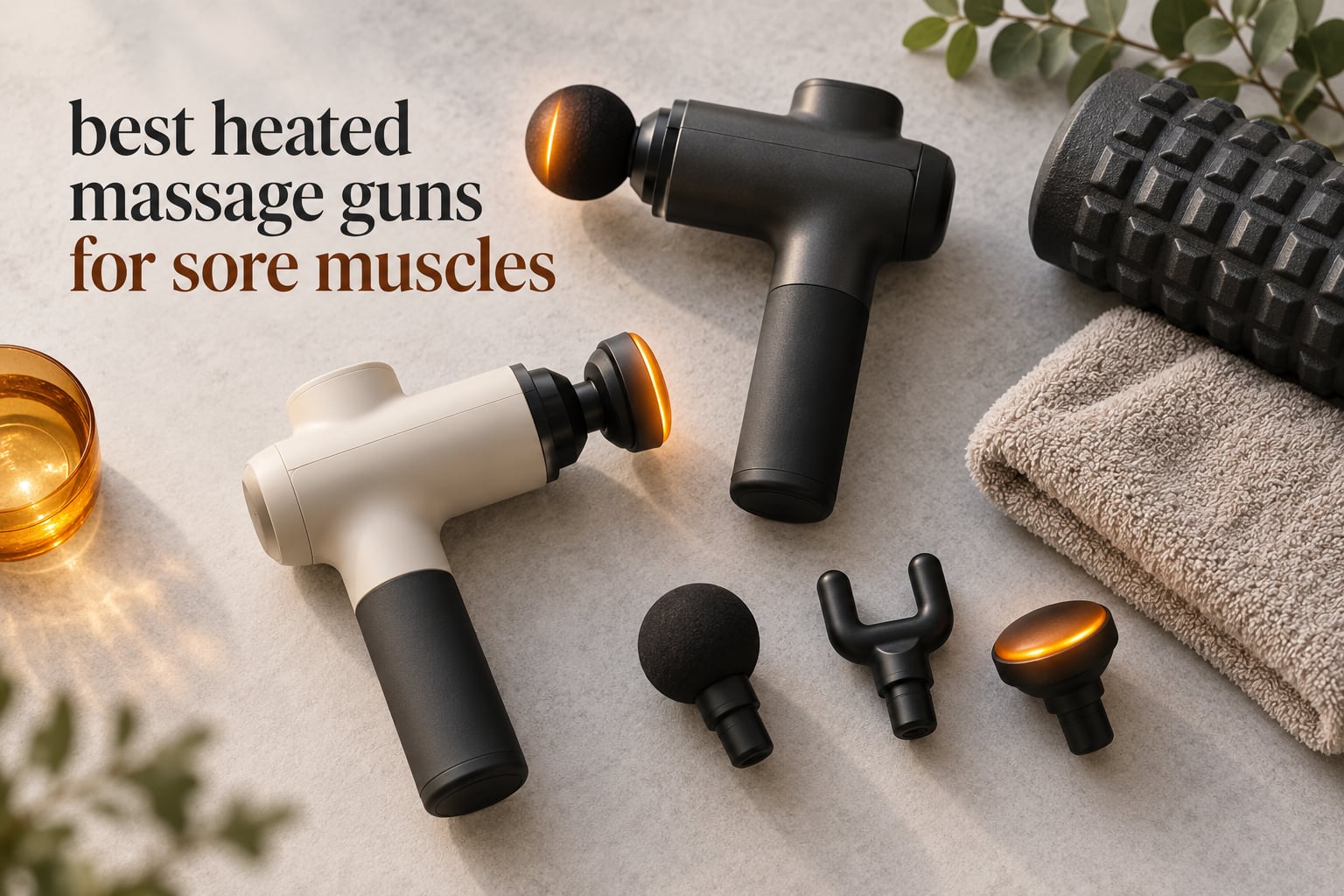 best heated massage guns for sore muscles