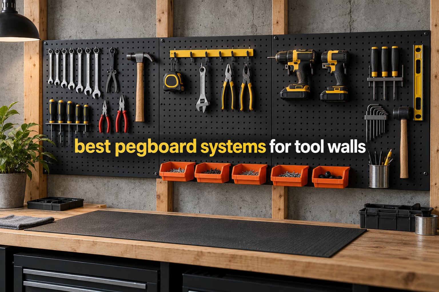 best pegboard systems for tool walls
